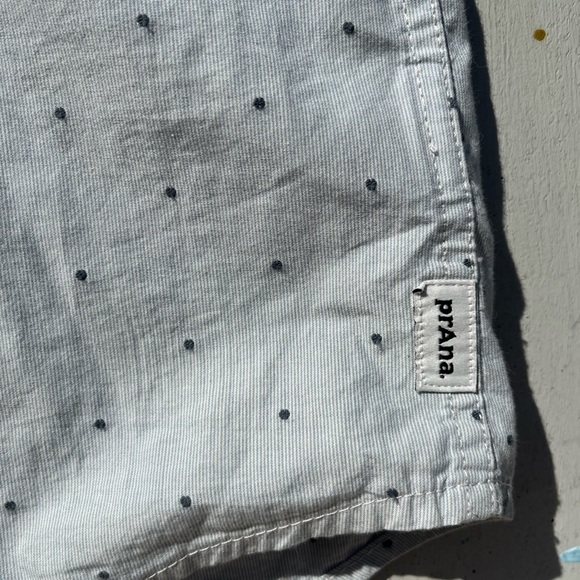 Men's PrAna Button-Down Shirt Multicolor Geometric L Cotton Hippy BOHO City Open - Picture 6 of 13